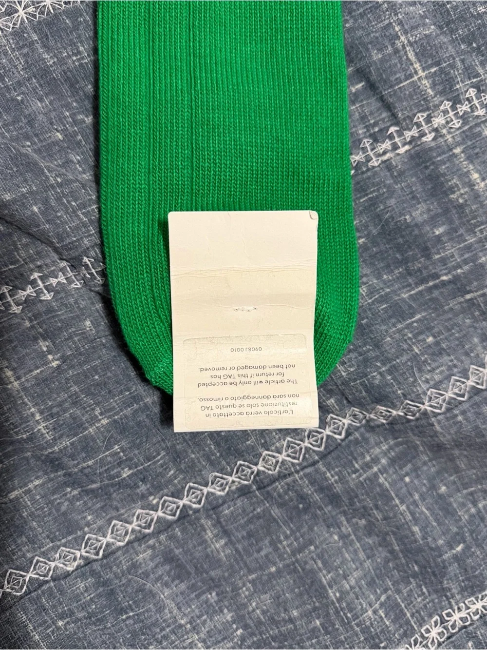 GUCCI Bright Green Ribbed Men’s Socks